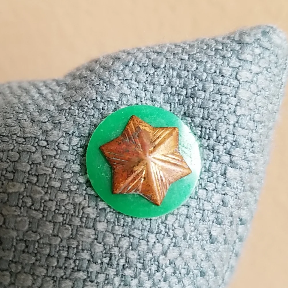 VINTAGE/ANTIQUE Girl Scout 6 Point Gold Member Pin